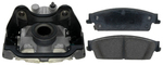 19322763 - : Rear Passenger Side Disc Brake Caliper Assembly with Semi-Metallic Pads (Loaded Police), Remanufactured for GM Image