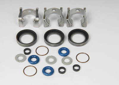 12618798 - : Fuel Injector O-Ring Kit with Hardware for 3 Injectors for Buick: Enclave, LaCrosse | Cadillac: CTS, STS | Chevrolet: Camaro, Traverse | GMC: Acadia | Saturn: Outlook Image