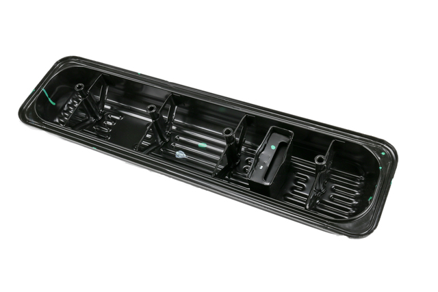 12555271 - Engine: Valve Cover for Cadillac: Escalade | Chevrolet: Blazer, C1500, C2500, C3500, C3500HD, Camaro, Express 1500, Express 2500, Express 3500, G10, G20, G30, K1500 Pickup, K2500 Pickup, K3500 Pickup, P30, Suburban C1500, Suburban C2500, Suburban K1500, Suburban K2500, Tahoe | GMC: C1500 Pickup, C2500 Pickup, C3500 Pickup, C3500HD, G1500, G2500, G3500, K1500 Pickup, K2500 Pickup, K3500 Pickup, Savana 1500, Savana 2500, Savana 3500, Suburban C1500, Suburban C2500, Suburban K1500, Suburban K2500, Yukon | Pontiac: Firebird Image