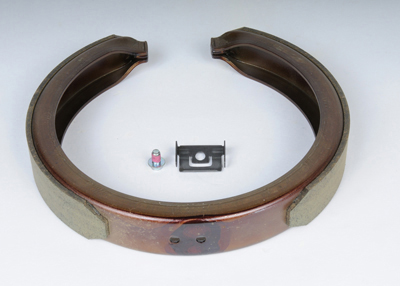 88935747 - Brakes: Park Brake Shoes for Buick: Rainier | Chevrolet: Silverado 1500, Silverado 1500 HD, Silverado 2500, Silverado 2500 HD, SSR, Suburban 2500, Trailblazer, Trailblazer EXT | GMC: Envoy, Envoy XL, Envoy XUV, Sierra 1500, Sierra 1500 HD, Sierra 2500, Sierra 2500 HD, Yukon XL 2500 | Oldsmobile: Bravada Image