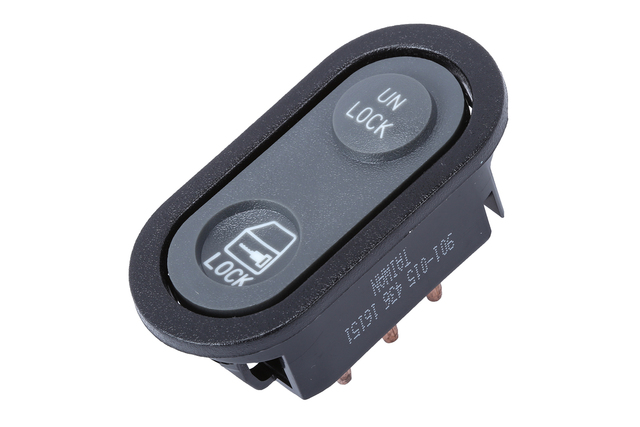19179680 - Electrical: Lock Switch for Chevrolet: Blazer, C1500, C2500, C3500, C3500HD, K1500 Pickup, K2500 Pickup, K3500 Pickup, Suburban C1500, Suburban C2500, Suburban K1500, Suburban K2500, Tahoe | GMC: C1500 Pickup, C2500 Pickup, C3500 Pickup, C3500HD, K1500 Pickup, K2500 Pickup, K3500 Pickup, Suburban C1500, Suburban C2500, Suburban K1500, Suburban K2500, Yukon Image