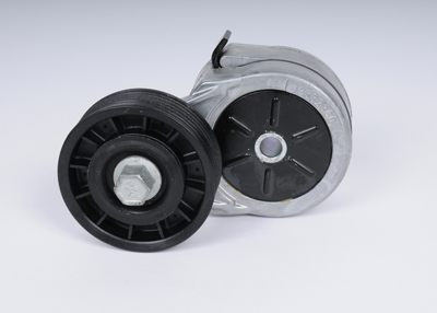 12552360 - Cooling System: Accessory Drive Belt Tensioner Assembly for Chevrolet: C1500, C2500, C3500, K1500 Pickup, K2500 Pickup, K3500 Pickup, Suburban C2500, Suburban K2500 | GMC: C1500 Pickup, C2500 Pickup, C3500 Pickup, K1500 Pickup, K2500 Pickup, K3500 Pickup, Suburban C2500, Suburban K2500 Image