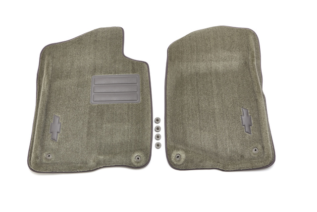 19155779 - Interior: Floor Mats, Carpet, Front for Chevrolet: Silverado 1500, Silverado 1500 Classic, Silverado 1500 HD, Silverado 1500 HD Classic, Silverado 2500, Silverado 2500 HD, Silverado 2500 HD Classic, Silverado 3500, Silverado 3500 Classic, Silverado 3500 HD Image
