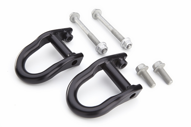 12499870 - Hauling: Tow Hooks - Black for Cadillac: Escalade | Chevrolet: Avalanche, Avalanche 1500, Avalanche 2500, Suburban 1500, Suburban 2500, Tahoe | GMC: Yukon, Yukon XL 1500, Yukon XL 2500 Image