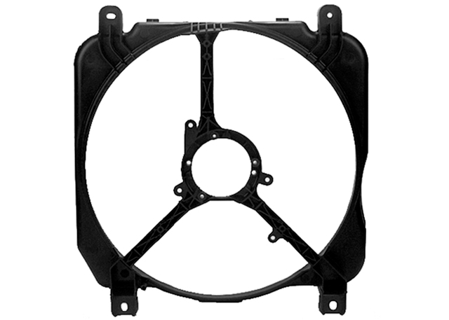 22137100 - Cooling System: Shroud for Buick: Electra, LeSabre, Park Avenue | Cadillac: 60 Special, DeVille, Fleetwood | Oldsmobile: 88, 98, Delta 88, LSS, Regency | Pontiac: Bonneville Image