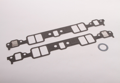 10159409 - Fuel System: Engine Intake Manifold Gasket Set for Cadillac: Brougham, Fleetwood | Chevrolet: Blazer, C1500, C2500, C3500, Camaro, Caprice, El Camino, G10, G20, G30, K1500 Pickup, K2500 Pickup, K3500 Pickup, Monte Carlo, P20, P30, R10, R20, R2500, R30, R3500, Suburban R10, Suburban R1500, Suburban R20, Suburban R2500, Suburban V10, Suburban V1500, Suburban V20, Suburban V2500, V10, V20, V30, V3500 | GMC: C1500 Pickup, C2500 Pickup, C3500 Pickup, Caballero, G1500, G2500, G3500, Jimmy, K1500 Pickup, K2500 Pickup, K3500 Pickup, P2500, P3500, R1500 Pickup, R2500 Pickup, R3500 Pickup, Suburban R1500, Suburban R2500, V1500, V1500 Suburban, V2500, V2500 Suburban, V3500 | Pontiac: Firebird, Grand Prix Image