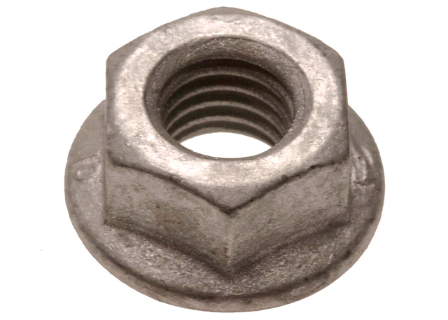 11514596 - Body: Impact Bar Nut for Buick: Enclave, Encore, LaCrosse, LeSabre, Lucerne, Regal, Rendezvous, Skylark, Verano | Cadillac: ATS, CTS, DeVille, DTS, Seville, SRX | Chevrolet: Blazer, C1500, C2500, C3500, Camaro, Cavalier, Classic, Corvette, Equinox, Express 2500, Express 3500, Impala, K1500 Pickup, K2500 Pickup, K3500 Pickup, Lumina, Malibu, Malibu Limited, Metro, Monte Carlo, Silverado 1500, Silverado 1500 LD, Silverado 2500 HD, Silverado 3500 HD, Sonic, Spark, Spark EV, Tracker, Traverse, Trax | GMC: Acadia, Acadia Limited, C1500 Pickup, C2500 Pickup, C3500 Pickup, Envoy XUV, Jimmy, K1500 Pickup, K2500 Pickup, K3500 Pickup, Savana 2500, Savana 3500, Sierra 1500, Sierra 1500 Limited, Sierra 2500 HD, Sierra 3500 HD, Terrain | Oldsmobile: Alero, Aurora, Bravada, Cutlass, Regency | Pontiac: Aztek, Bonneville, Grand Am, GTO, Torrent | Saturn: Aura, Ion, L100, L200, L300, LS, LS1, LS2, LW1, LW2, LW200, LW300, Outlook, Vue Image