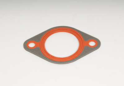 12571593 - Belts &amp; Cooling: Engine Coolant Outlet Gasket for Chevrolet: Avalanche 2500, C3500HD, Express 3500, Silverado 2500 HD, Silverado 2500 HD Classic, Silverado 3500, Silverado 3500 Classic, Suburban 2500 | GMC: C3500HD, Savana 3500, Sierra 2500 HD, Sierra 2500 HD Classic, Sierra 3500, Sierra 3500 Classic, Yukon XL 2500 Image