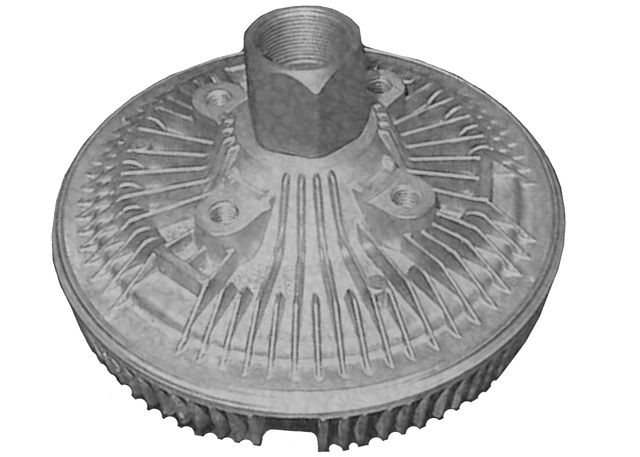 15022300 - Cooling System: Clutch for Cadillac: Escalade | Chevrolet: C1500, C2500, C3500, C3500HD, K1500 Pickup, K2500 Pickup, K3500 Pickup, Suburban C1500, Suburban C2500, Suburban K1500, Suburban K2500, Tahoe | GMC: C1500 Pickup, C2500 Pickup, C3500 Pickup, C3500HD, K1500 Pickup, K2500 Pickup, K3500 Pickup, Suburban C1500, Suburban C2500, Suburban K1500, Suburban K2500, Yukon | Hummer: H2 Image