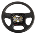 84401281 - : Black Steering Wheel for Chevrolet: Silverado 1500, Silverado 1500 LD, Suburban, Tahoe | GMC: Sierra 1500, Sierra 1500 Limited, Yukon, Yukon XL Image