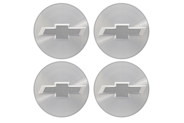 19258339 - : Wheel Center Caps, Satin, Bowtie Logo for GM Image