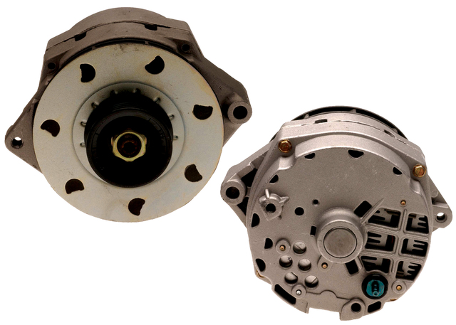 19151861 - Electrical: Alternator for Buick: Century, LeSabre, Regal, Riviera, Skyhawk, Skylark, Somerset, Somerset Regal | Cadillac: Cimarron | Chevrolet: Astro, Blazer, C/K Pickup, Camaro, Caprice, Cavalier, Celebrity, Citation II, El Camino, G10, G20, G30, Impala, K5 Blazer, Monte Carlo, P20, P30, R10, R20, R2500, R30, R3500, S10, S10 Blazer, Suburban C10, Suburban C20, Suburban K10, Suburban K20, Suburban R10, Suburban R1500, Suburban R20, Suburban R2500, Suburban V10, Suburban V1500, Suburban V20, Suburban V2500, V10, V20, V30, V3500 | GMC: C1500 Pickup, C2500 Pickup, C3500 Pickup, Caballero, G1500, G2500, G3500, Jimmy, Jimmy S15, K1500 Pickup, K2500 Pickup, K3500 Pickup, P2500, P3500, R1500 Pickup, R2500 Pickup, R3500 Pickup, S15, Safari, Suburban C1500, Suburban C2500, Suburban K1500, Suburban K2500, Suburban R1500, Suburban R2500, V1500, V1500 Suburban, V2500, V2500 Suburban, V3500 | Oldsmobile: 98, Calais, Custom Cruiser, Cutlass Calais, Cutlass Ciera, Cutlass Cruiser, Cutlass Salon, Cutlass Supreme, Delta 88, Firenza, Omega | Pontiac: 6000, Bonneville, Fiero, Firebird, Grand Am, Grand Prix, J2000 Sunbird, Parisienne, Phoenix, Safari, Sunbird Image