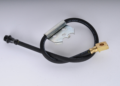 22163451 - Brakes: Brake Hose for Chevrolet: C2500, C3500, C3500HD, K2500 Pickup, K3500 Pickup, Suburban C1500, Suburban C2500, Suburban K1500, Suburban K2500, Tahoe | GMC: C2500 Pickup, C3500 Pickup, C3500HD, K2500 Pickup, K3500 Pickup, Suburban C1500, Suburban C2500, Suburban K1500, Suburban K2500, Yukon Image