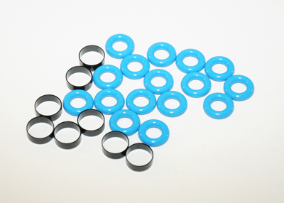 19178978 - Fuel System: Fuel Injector O-Ring Kit for Buick: Century, Electra, LeSabre, Park Avenue, Reatta, Regal, Riviera, Roadmaster, Skyhawk, Skylark, Somerset, Somerset Regal | Cadillac: 60 Special, Allante, Cimarron, DeVille, Eldorado, Fleetwood, Seville | Chevrolet: Beretta, C2500, C3500, C3500HD, Camaro, Caprice, Cavalier, Celebrity, Citation II, Corsica, Corvette, Impala, K2500 Pickup, K3500 Pickup, Lumina, Lumina APV, Malibu, Monte Carlo, S10, Suburban C2500, Suburban K2500, Venture | GMC: C2500 Pickup, C3500 Pickup, C3500HD, K2500 Pickup, K3500 Pickup, S15, Sonoma, Suburban C2500, Suburban K2500, Syclone, Typhoon | Oldsmobile: 88, 98, Achieva, Alero, Calais, Cutlass, Cutlass Calais, Cutlass Ciera, Cutlass Cruiser, Cutlass Supreme, Delta 88, Firenza, LSS, Regency, Silhouette, Toronado | Pontiac: 6000, Bonneville, Fiero, Firebird, Grand Am, Grand Prix, Montana, Sunbird, Sunfire, Trans Sport Image