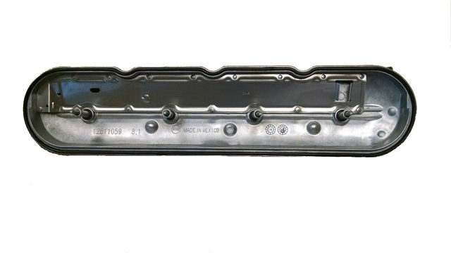 12570427 - Engine: Valve Cover for Buick: Rainier | Cadillac: CTS, Escalade, Escalade ESV, Escalade EXT | Chevrolet: Avalanche, Avalanche 1500, Avalanche 2500, Camaro, Corvette, Express 1500, Express 2500, Express 3500, Silverado 1500, Silverado 1500 Classic, Silverado 1500 HD, Silverado 1500 HD Classic, Silverado 2500, Silverado 2500 HD, Silverado 2500 HD Classic, Silverado 3500, Silverado 3500 Classic, Silverado 3500 HD, SSR, Suburban 1500, Suburban 2500, Tahoe, Trailblazer, Trailblazer EXT | GMC: Envoy, Envoy XL, Envoy XUV, Savana 1500, Savana 2500, Savana 3500, Sierra 1500, Sierra 1500 Classic, Sierra 1500 HD, Sierra 1500 HD Classic, Sierra 2500, Sierra 2500 HD, Sierra 2500 HD Classic, Sierra 3500, Sierra 3500 Classic, Sierra 3500 HD, Yukon, Yukon XL 1500, Yukon XL 2500 | Hummer: H2, H3 | Pontiac: Firebird, G8, GTO Image