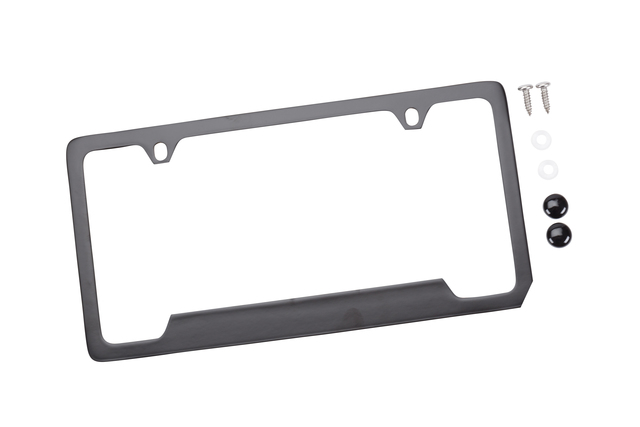 19330733 - Exterior: License Plate Frame, Universal for Buick: Enclave, Encore, LaCrosse, Regal | Cadillac: ATS, CTS, ELR, Escalade, Escalade ESV, SRX, XTS | Chevrolet: Camaro, Colorado, Corvette, Cruze, Cruze Limited, Equinox, Express 1500, Express 2500, Express 3500, Express 4500, Impala, Malibu, Malibu Limited, Silverado 1500, Silverado 2500 HD, Silverado 3500 HD, Sonic, Spark, Spark EV, SS, Suburban, Suburban 1500, Suburban 3500 HD, Tahoe, Traverse, Trax, Volt | GMC: Acadia, Canyon, Savana 1500, Savana 2500, Savana 3500, Savana 4500, Sierra 1500, Sierra 2500 HD, Sierra 3500 HD, Terrain, Yukon, Yukon XL, Yukon XL 1500 Image