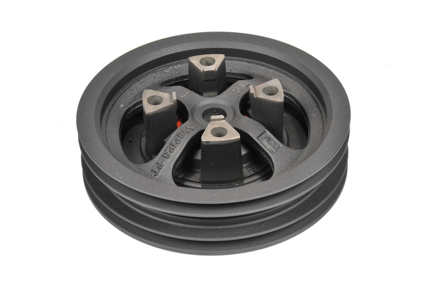 15592128 - Engine: Pulley for Chevrolet: Blazer, C/K Pickup, G10, G20, G30, K5 Blazer, P20, P30, R10, R20, R2500, R30, R3500, Suburban C10, Suburban C20, Suburban K10, Suburban K20, Suburban R10, Suburban R1500, Suburban R20, Suburban R2500, Suburban V10, Suburban V1500, Suburban V20, Suburban V2500, V10, V20, V30, V3500 | GMC: C1500 Pickup, C2500 Pickup, C3500 Pickup, G1500, G2500, G3500, Jimmy, K1500 Pickup, K2500 Pickup, K3500 Pickup, P2500, P3500, R1500 Pickup, R2500 Pickup, R3500 Pickup, Suburban C1500, Suburban C2500, Suburban K1500, Suburban K2500, Suburban R1500, Suburban R2500, V1500, V1500 Suburban, V2500, V2500 Suburban, V3500 Image