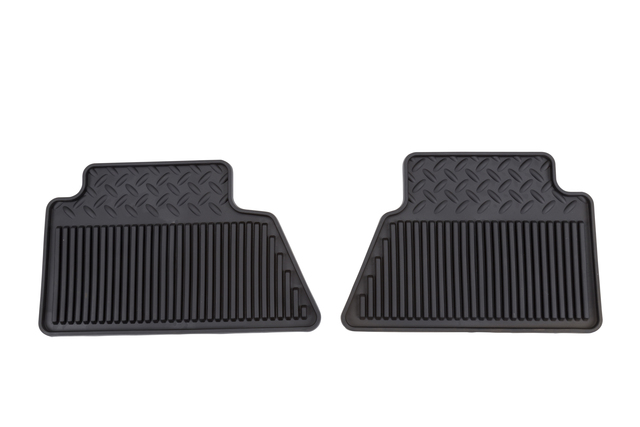 19300744 - Interior: Floor Mats, All-Weather, Rear for Chevrolet: Silverado 1500, Silverado 2500 HD, Silverado 3500 HD | GMC: Sierra 1500, Sierra 2500 HD, Sierra 3500 HD Image