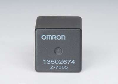 13502674 - Electrical: Horn Relay for Buick: Encore, Reatta, Regal, Riviera | Cadillac: DeVille, Eldorado, Escalade, Fleetwood, Seville | Chevrolet: Blazer, C1500, C2500, C3500, C3500HD, Camaro, Corvette, K1500 Pickup, K2500 Pickup, K3500 Pickup, Lumina, Lumina APV, S10, Silverado 1500, Suburban C1500, Suburban C2500, Suburban K1500, Suburban K2500, Tahoe | GMC: C1500 Pickup, C2500 Pickup, C3500 Pickup, C3500HD, Jimmy, K1500 Pickup, K2500 Pickup, K3500 Pickup, Sierra 1500, Sonoma, Suburban C1500, Suburban C2500, Suburban K1500, Suburban K2500, Yukon | Oldsmobile: Bravada, Cutlass Supreme, Silhouette, Toronado | Pontiac: Firebird, Grand Prix, Trans Sport | Saturn: SC, SC1, SC2, SL, SL1, SL2, SW1, SW2 Image