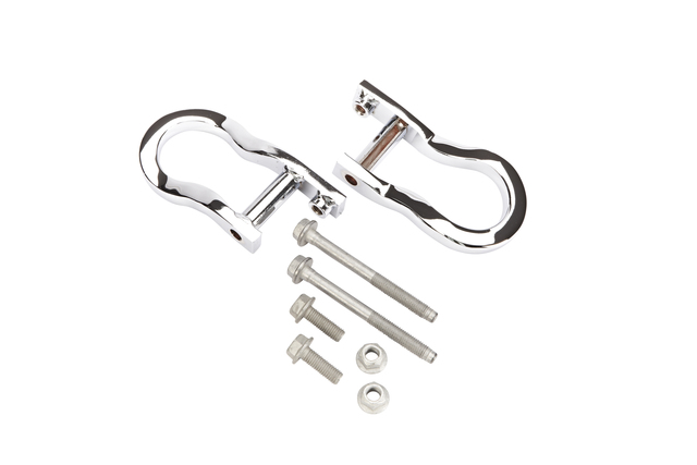 84072462 - Towing: Tow Hooks - Light Duty - Chrome for Chevrolet: Silverado 1500, Silverado 1500 Classic, Silverado 1500 HD, Silverado 1500 HD Classic, Silverado 1500 LD, Silverado 2500, Silverado 2500 HD, Silverado 2500 HD Classic, Silverado 3500, Silverado 3500 Classic, Silverado 3500 HD | GMC: Sierra 1500, Sierra 1500 Classic, Sierra 1500 HD, Sierra 1500 HD Classic, Sierra 1500 Limited, Sierra 2500, Sierra 2500 HD, Sierra 2500 HD Classic, Sierra 3500, Sierra 3500 Classic, Sierra 3500 HD Image