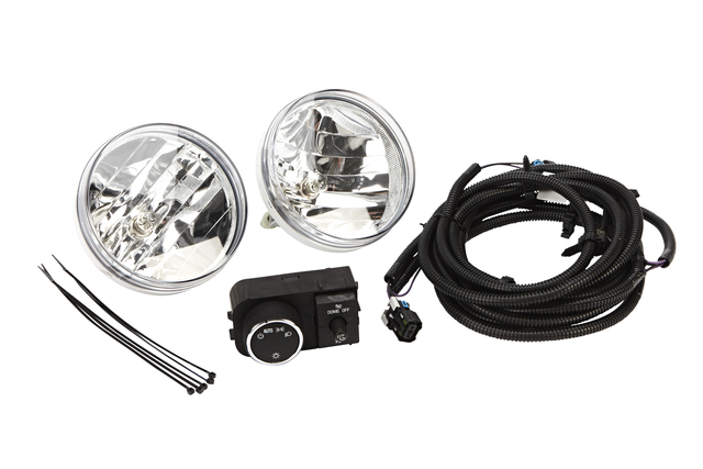 19170447 - Exterior: Fog Lamps, Clear Lens, Gray Housing for GMC: Sierra 1500, Sierra 1500 Classic, Sierra 1500 HD Classic, Sierra 2500 HD, Sierra 2500 HD Classic, Sierra 3500 Classic, Sierra 3500 HD Image