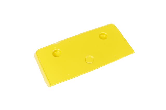 19166191 - Exterior: Front License Plate Holder - Yellow (45U) for Chevrolet: Corvette Image