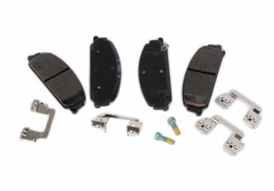 92250825 - : Front Disc Brake Pad Set with Clips for GM Image