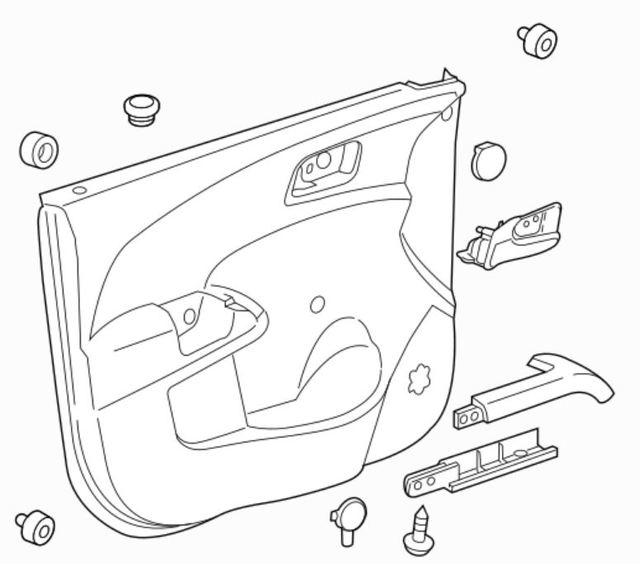 95351409 - Body: Door Trim Panel for Chevrolet: Sonic Image
