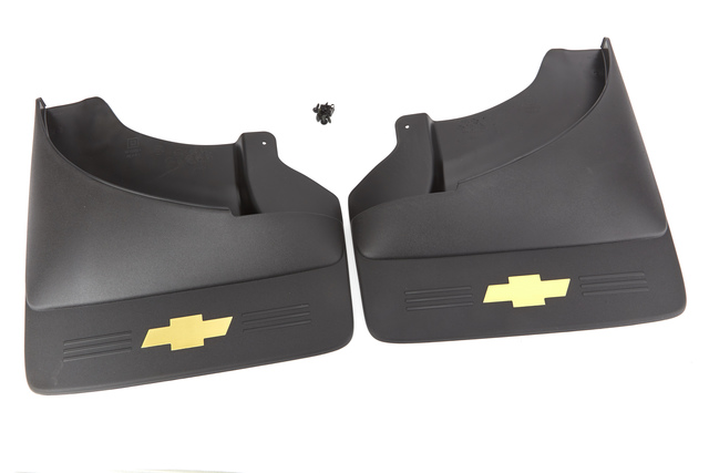 19212555 - Exterior: Splash Guards, Molded for Chevrolet: Silverado 1500, Silverado 1500 Classic, Silverado 1500 HD Classic, Silverado 2500 HD, Silverado 2500 HD Classic, Silverado 3500 Classic, Silverado 3500 HD Image