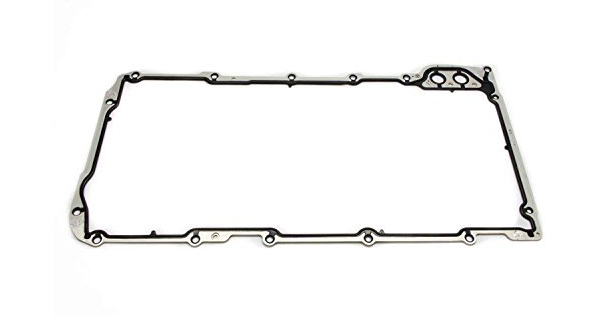 12612350 - : Oil Pan Gasket for Buick: LaCrosse, Rainier | Cadillac: CTS, Escalade, Escalade ESV, Escalade EXT | Chevrolet: Avalanche, Avalanche 1500, Avalanche 2500, Camaro, Caprice, Colorado, Corvette, Express 1500, Express 2500, Express 3500, Express 4500, Impala, LCF 3500, Monte Carlo, Silverado 1500, Silverado 1500 Classic, Silverado 1500 HD, Silverado 1500 HD Classic, Silverado 2500, Silverado 2500 HD, Silverado 2500 HD Classic, Silverado 3500, Silverado 3500 Classic, Silverado 3500 HD, SS, SSR, Suburban 1500, Suburban 2500, Suburban 3500 HD, Tahoe, Trailblazer, Trailblazer EXT | GMC: Canyon, Envoy, Envoy XL, Envoy XUV, Savana 1500, Savana 2500, Savana 3500, Savana 4500, Sierra 1500, Sierra 1500 Classic, Sierra 1500 HD, Sierra 1500 HD Classic, Sierra 2500, Sierra 2500 HD, Sierra 2500 HD Classic, Sierra 3500, Sierra 3500 Classic, Sierra 3500 HD, Yukon, Yukon XL 1500, Yukon XL 2500 | Hummer: H2, H3, H3T | Pontiac: Firebird, G8, Grand Prix, GTO Image