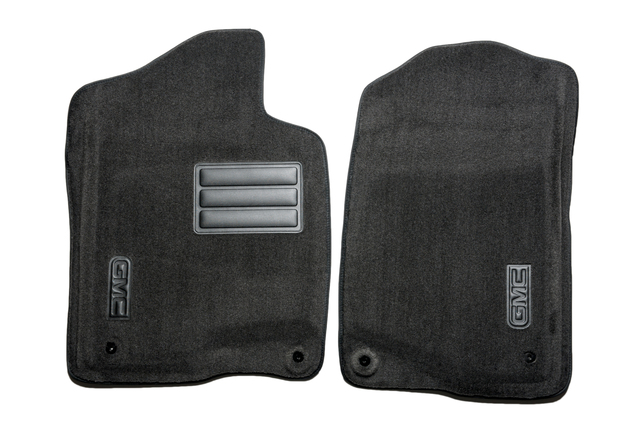 17800403 - Interior: Floor Mats, Carpet, Front for GMC: Sierra 1500, Sierra 1500 Classic, Sierra 1500 HD Classic, Sierra 2500 HD, Sierra 2500 HD Classic, Sierra 3500 Classic, Sierra 3500 HD, Yukon, Yukon XL 1500, Yukon XL 2500 Image
