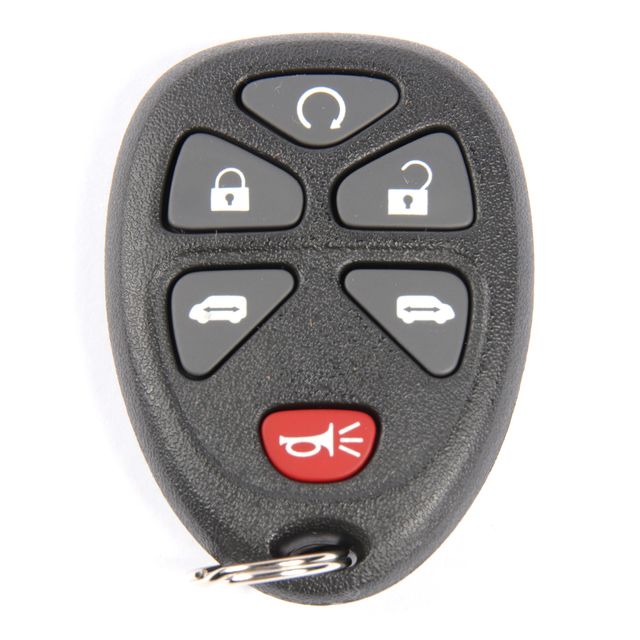 15114376 - : 6 Button Keyless Entry Remote Key Fob for Buick: Terraza | Chevrolet: HHR, Uplander | Pontiac: Montana | Saturn: Relay Image