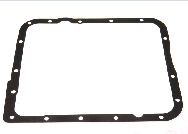 8654799 - Maintenance &amp; Lubrication: Trans Pan Gasket for Buick: Rainier, Roadmaster | Cadillac: Brougham, Escalade, Escalade ESV, Escalade EXT, Fleetwood | Chevrolet: Astro, Avalanche, Avalanche 1500, Avalanche 2500, Blazer, C/K Pickup, C1500, C2500, C3500, C3500HD, Camaro, Caprice, Colorado, Commercial Chassis, Corvette, Express 1500, Express 2500, Express 3500, G10, G20, G30, Impala, K1500 Pickup, K2500 Pickup, K3500 Pickup, K5 Blazer, P30, R10, R20, R2500, R30, R3500, S10, S10 Blazer, Silverado 1500, Silverado 1500 Classic, Silverado 1500 HD, Silverado 1500 HD Classic, Silverado 2500, Silverado 2500 HD, Silverado 2500 HD Classic, Silverado 3500, Silverado 3500 Classic, Silverado 3500 HD, SSR, Suburban 1500, Suburban 2500, Suburban C10, Suburban C1500, Suburban C20, Suburban C2500, Suburban K10, Suburban K1500, Suburban K20, Suburban K2500, Suburban R10, Suburban R1500, Suburban R20, Suburban R2500, Suburban V10, Suburban V1500, Suburban V20, Suburban V2500, Tahoe, Trailblazer, Trailblazer EXT, V10, V20, V30, V3500 | GMC: C1500 Pickup, C2500 Pickup, C3500 Pickup, C3500HD, Canyon, Envoy, Envoy XL, Envoy XUV, G1500, G2500, G3500, Jimmy, Jimmy S15, K1500 Pickup, K2500 Pickup, K3500 Pickup, P2500, R1500 Pickup, R2500 Pickup, R3500 Pickup, S15, Safari, Savana 1500, Savana 2500, Savana 3500, Sierra 1500, Sierra 1500 Classic, Sierra 1500 HD, Sierra 1500 HD Classic, Sierra 2500, Sierra 2500 HD, Sierra 2500 HD Classic, Sierra 3500, Sierra 3500 Classic, Sierra 3500 HD, Sonoma, Suburban C1500, Suburban C2500, Suburban K1500, Suburban K2500, Suburban R1500, Suburban R2500, Syclone, Typhoon, V1500, V1500 Suburban, V2500, V2500 Suburban, V3500, Yukon, Yukon XL 1500, Yukon XL 2500 | Hummer: H2, H3, H3T | Oldsmobile: Bravada, Custom Cruiser | Pontiac: Firebird, GTO Image