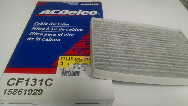 15861929 - Body: Filter for Cadillac: XLR | Chevrolet: Corvette Image