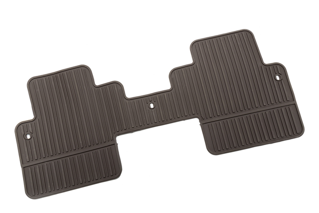 19172260 - Interior: Rear One-Piece All-Weather Floor Mat - Black for GM Image