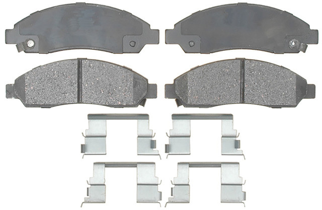 19387581 - : Ceramic Front Disc Brake Pad Set with Clips for GM Image