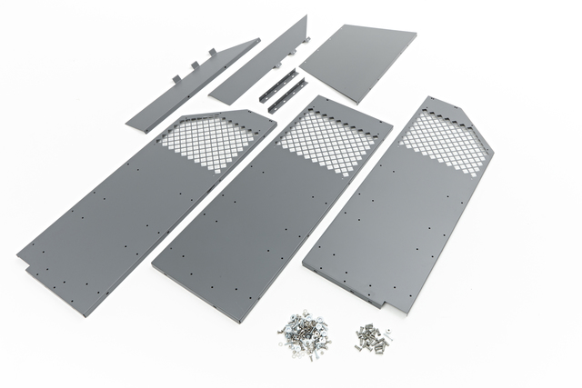 12498711 - Interior: Bulkhead Divider Package - Solid Panel for Chevrolet: Express 1500, Express 2500, Express 3500, Express 4500 | GMC: Savana 1500, Savana 2500, Savana 3500, Savana 4500 Image