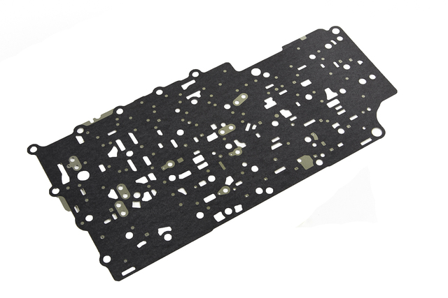 24272467 - Transmission: Automatic Transmission Valve Body Separator Plate for Cadillac: ATS, CTS, Escalade, Escalade ESV | Chevrolet: Camaro, Caprice, Colorado, Express 2500, Express 3500, Express 4500, LCF 3500, LCF 3500HG, Silverado 1500, Silverado 1500 LD, Silverado 1500 LTD, Silverado 2500 HD, Silverado 3500 HD, SS, Suburban, Suburban 1500, Suburban 3500 HD, Tahoe | GMC: Canyon, Savana 2500, Savana 3500, Savana 4500, Sierra 1500, Sierra 1500 Limited, Sierra 2500 HD, Sierra 3500 HD, Yukon, Yukon XL, Yukon XL 1500 Image