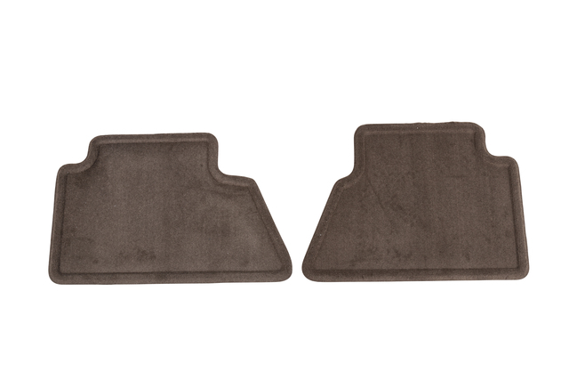 84340704 - : Mat Pkg,Rear Carpet (Molded Edge) (15.30 Cocoa for Chevrolet: Silverado 1500, Silverado 2500 HD, Silverado 3500 HD | GMC: Sierra 1500, Sierra 2500 HD, Sierra 3500 HD Image