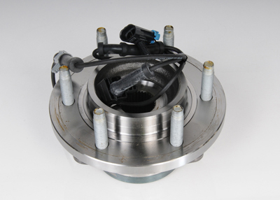 15874836 - : Front Wheel Hub and Bearing Assembly with Wheel Speed Sensor and Wheel Studs for Hummer: H3 Image