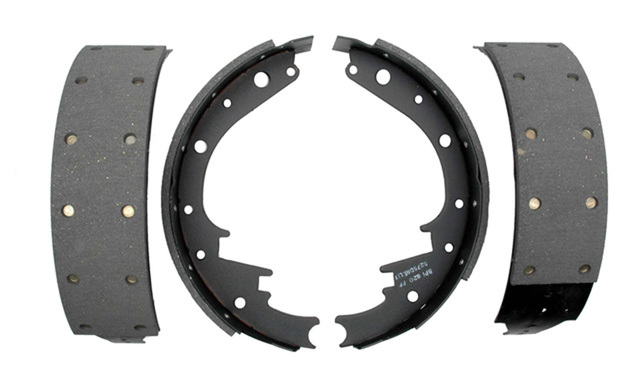 18029663 - Brakes: Drum Brake Shoe for Chevrolet: Blazer, C/K Pickup, C1500, C2500, C3500, G20, K1500 Pickup, K2500 Pickup, K3500 Pickup, K5 Blazer, Suburban C10, Suburban C20, Suburban K10, Suburban K20, Suburban R10, Suburban R1500, Suburban V10, Suburban V1500, Tahoe, V10 | GMC: C1500 Pickup, C2500 Pickup, C3500 Pickup, G2500, Jimmy, K1500 Pickup, K2500 Pickup, K3500 Pickup, Suburban C1500, Suburban C2500, Suburban K1500, Suburban K2500, Suburban R1500, V1500, V1500 Suburban Image