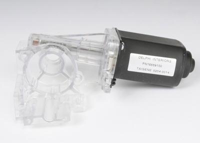 16889150 - Body: Trunk Lid Pull Down Motor for Buick: Electra, LeSabre, Park Avenue, Riviera, Roadmaster | Cadillac: 60 Special, Allante, Brougham, DeVille, Eldorado, Fleetwood, Seville | Chevrolet: Camaro | Oldsmobile: 98, Regency, Toronado | Pontiac: Firebird Image