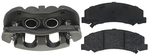 19322758 - : Front Driver Side Disc Brake Caliper Assembly with Semi-Metallic Pads (Loaded Police), Remanufactured for GM Image