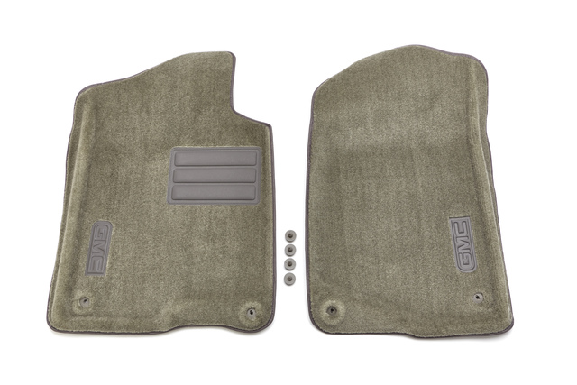 19155778 - Interior: Floor Mats, Carpet, Front for GMC: Sierra 1500, Sierra 1500 Classic, Sierra 1500 HD Classic, Sierra 2500 HD, Sierra 2500 HD Classic, Sierra 3500 Classic, Sierra 3500 HD Image