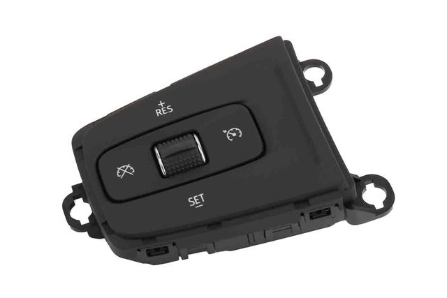 13528608 - : Jet Black Cruise Control Switch for Chevrolet: Blazer, Silverado 1500, Silverado 1500 LTD, Silverado 2500 HD, Silverado 3500 HD | GMC: Sierra 1500, Sierra 1500 Limited, Sierra 2500 HD, Sierra 3500 HD Image