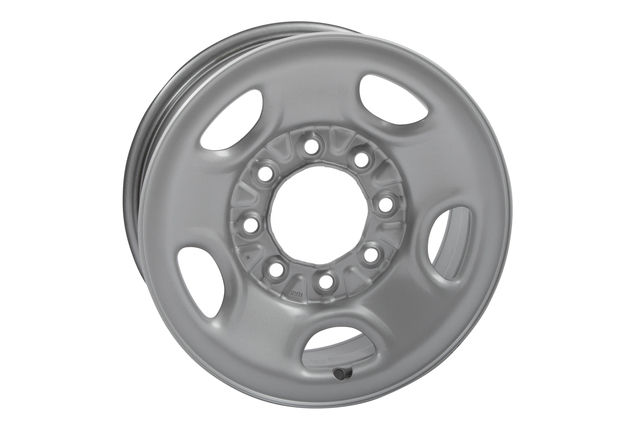 9595396 - Suspension: Wheel, Steel for Chevrolet: Avalanche 2500, Express 1500, Express 2500, Express 3500, Silverado 1500, Silverado 1500 Classic, Silverado 1500 HD, Silverado 1500 HD Classic, Silverado 2500, Silverado 2500 HD, Silverado 2500 HD Classic, Silverado 3500, Silverado 3500 Classic, Silverado 3500 HD, Suburban 1500, Suburban 2500 | GMC: Savana 1500, Savana 2500, Savana 3500, Sierra 1500, Sierra 1500 Classic, Sierra 1500 HD, Sierra 1500 HD Classic, Sierra 2500, Sierra 2500 HD, Sierra 2500 HD Classic, Sierra 3500, Sierra 3500 Classic, Sierra 3500 HD, Yukon XL 1500, Yukon XL 2500 Image