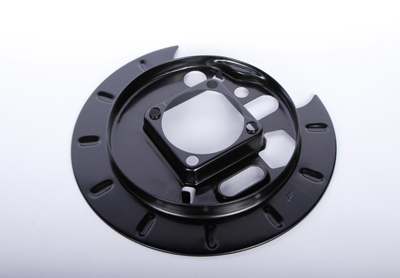 15158972 - : Rear Driver Side Brake Dust Shield for Buick: Rainier | Chevrolet: SSR, Trailblazer, Trailblazer EXT | GMC: Envoy, Envoy XL, Envoy XUV | Oldsmobile: Bravada Image