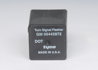 9442872 - Electrical: Turn Signal Flasher for Chevrolet: C1500, C2500, C3500, K1500 Pickup, K2500 Pickup, K3500 Pickup, Suburban C1500, Suburban C2500, Suburban K1500, Suburban K2500, Tahoe | GMC: C1500 Pickup, C2500 Pickup, C3500 Pickup, K1500 Pickup, K2500 Pickup, K3500 Pickup, Suburban C1500, Suburban C2500, Suburban K1500, Suburban K2500, Yukon Image
