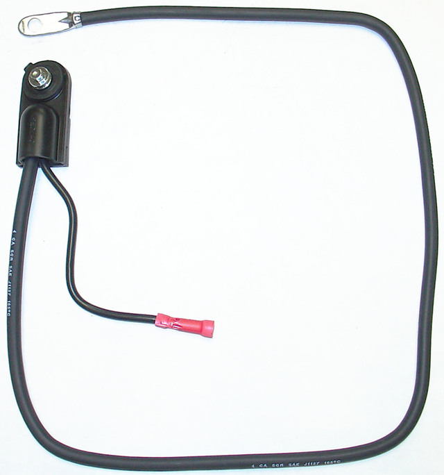 88860090 - Electrical: Positive Cable for Buick: Century, Electra, LeSabre, Skyhawk, Skylark | Cadillac: DeVille, Fleetwood | Chevrolet: Beretta, Caprice, Celebrity, Corsica, Impala, S10, S10 Blazer | GMC: Jimmy S15, S15, Sonoma | Oldsmobile: 98, Achieva, Custom Cruiser, Cutlass Ciera, Delta 88, Firenza | Pontiac: 6000, Grand Am, J2000 Sunbird, Parisienne, Safari, Sunbird Image