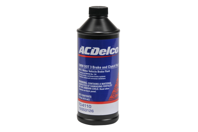 19353126 - : DOT 3 Hydraulic Brake Fluid - 16 oz for GM Image
